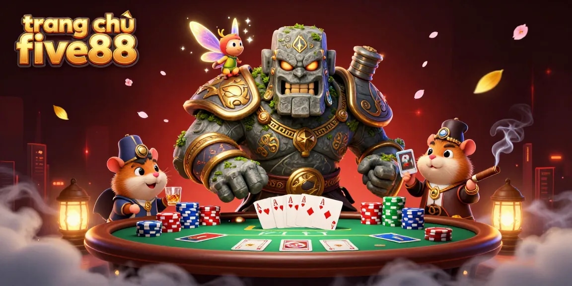 Engage in exciting gameplay at trang chủ five88, experiencing the magic of poker amid vibrant 3D visuals.
