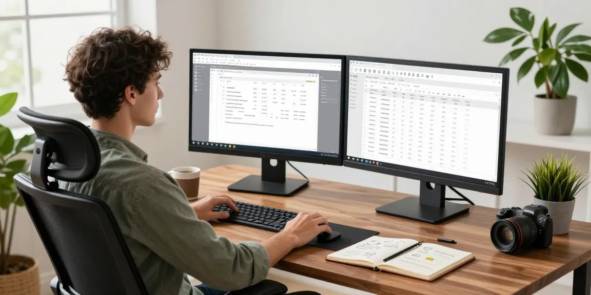 WPS Download on a desktop with a user in a modern office setup