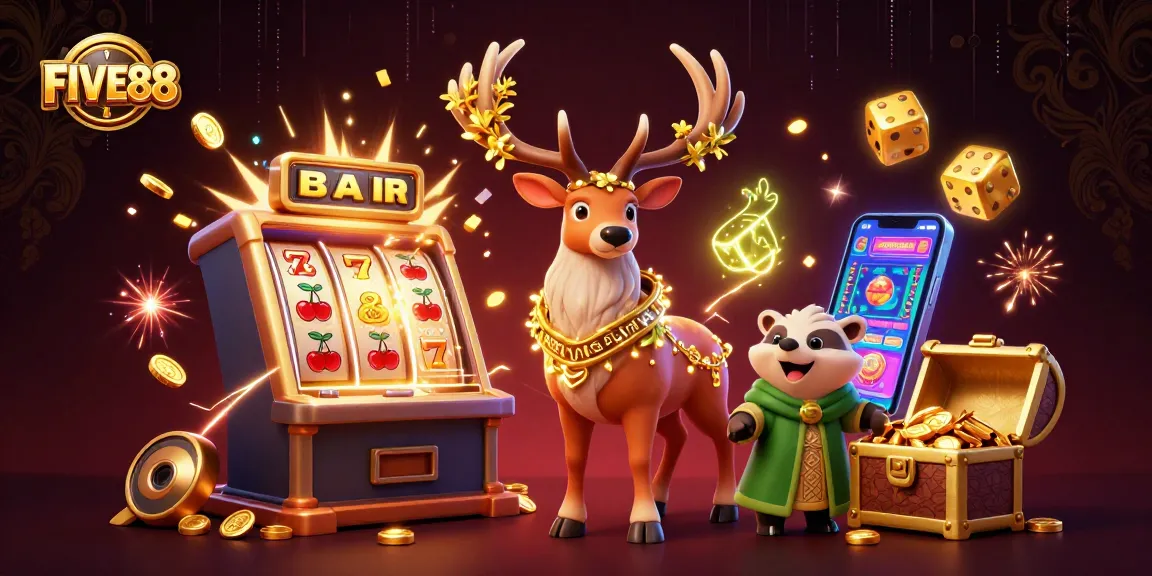 Experience the excitement at FIVE88 Casino with vibrant slot games and dynamic action.