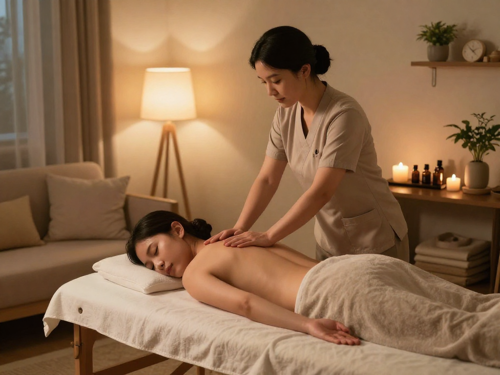 Experience soothing 마포출장마사지 in a serene home setting with skilled therapist.