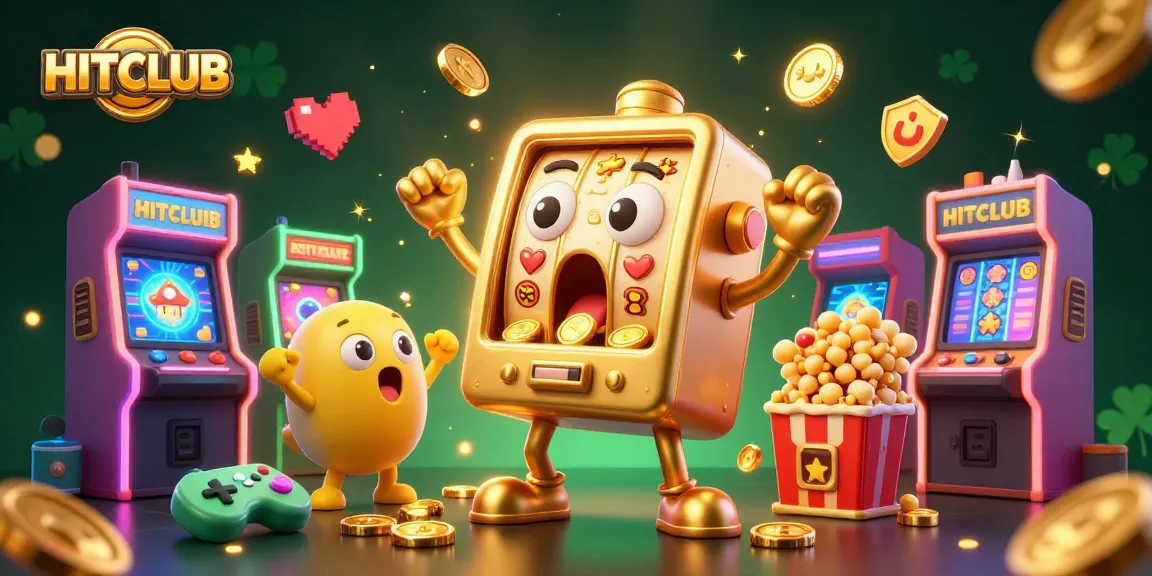 HITCLUB slot machine celebrates coin wins, bringing excitement to the gaming experience.