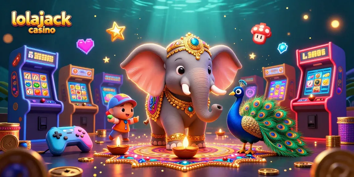 Experience thrilling gameplay at lolajack casino with vibrant slots, jackpots, and festive characters.