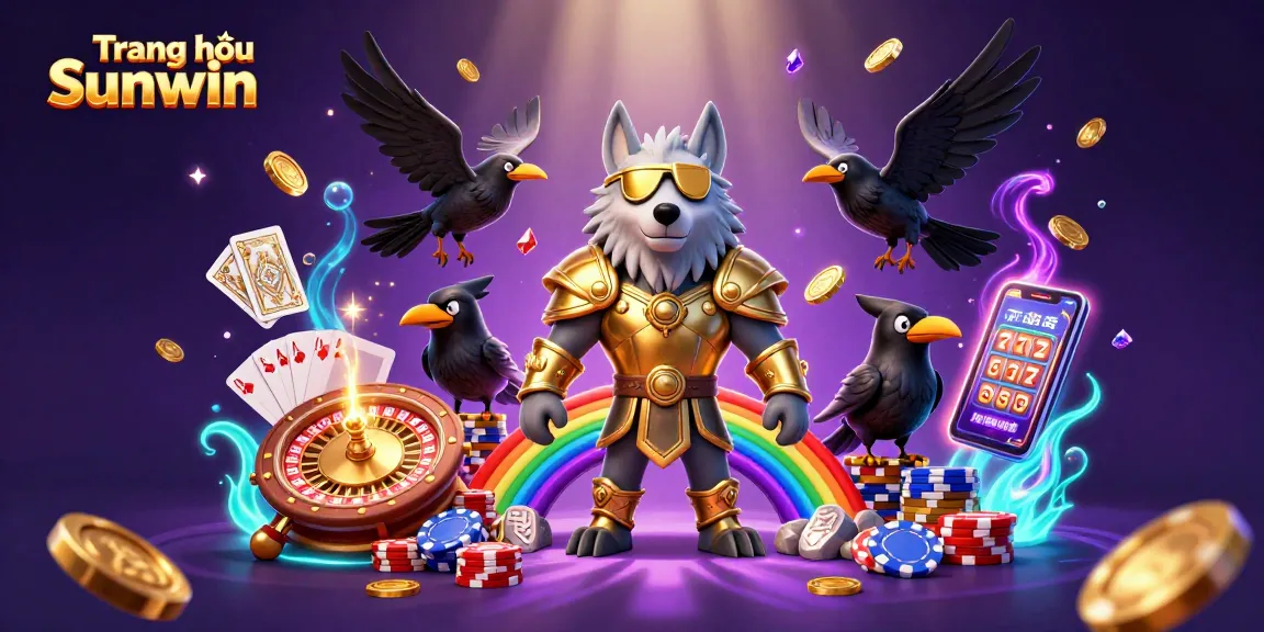 Experience gaming excitement at Trang chủ Sunwin with Norse mythology characters and casino elements.
