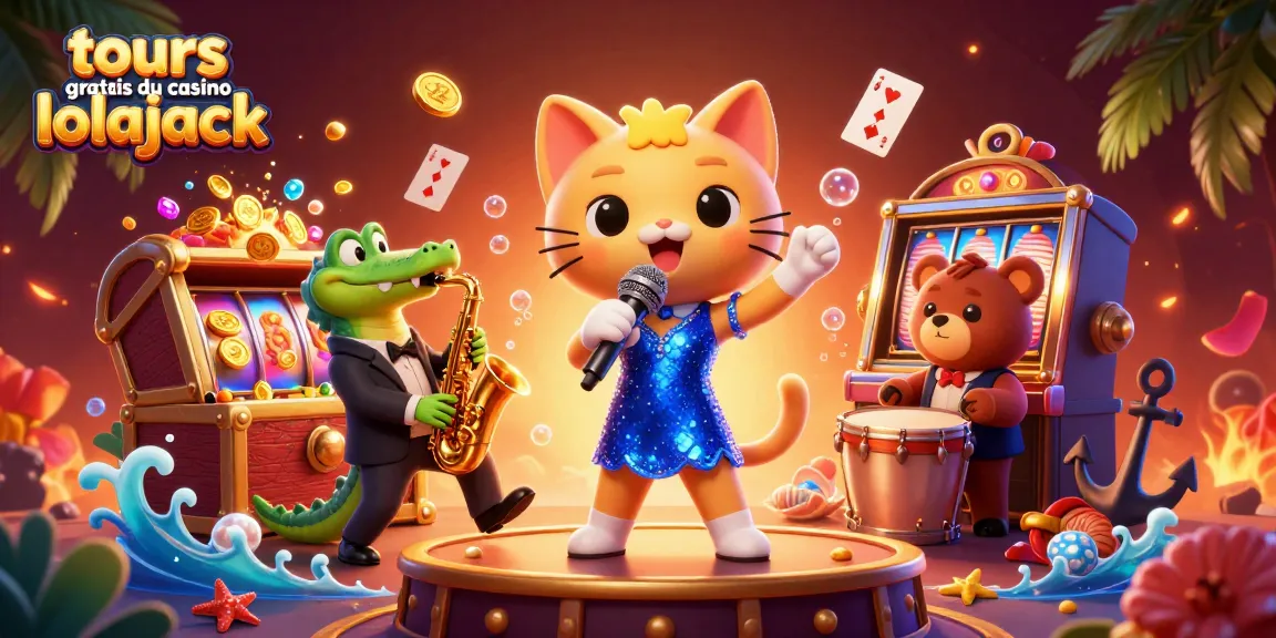 Spin and win with tours gratuits du casino lolajack in this vibrant casino scene.