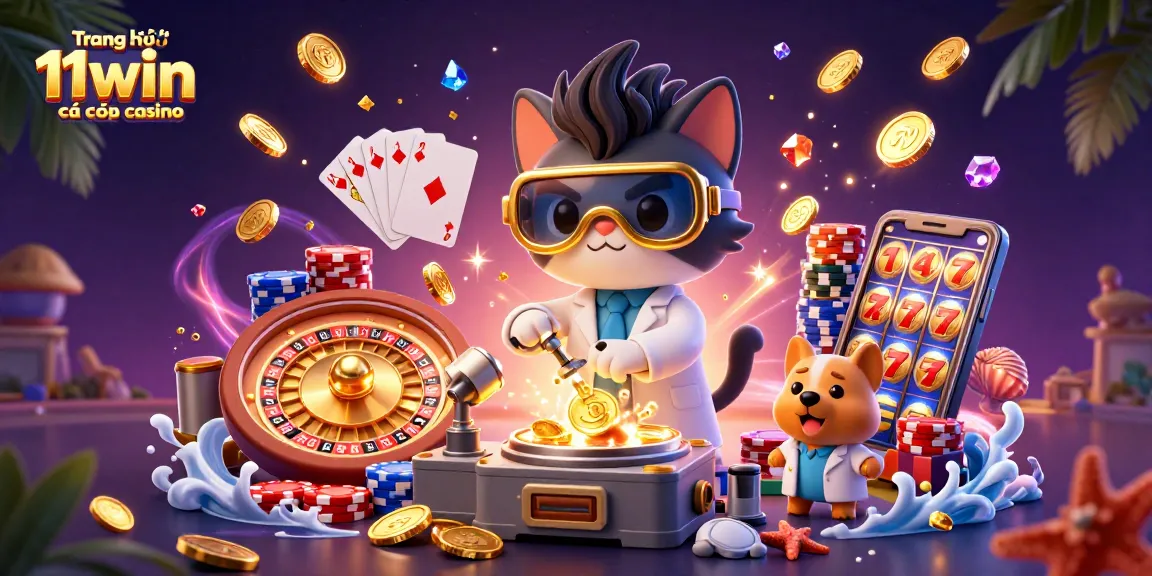 Experience the thrill of Trang chủ 11win cá cược casino with animated casino elements and vibrant gameplay.