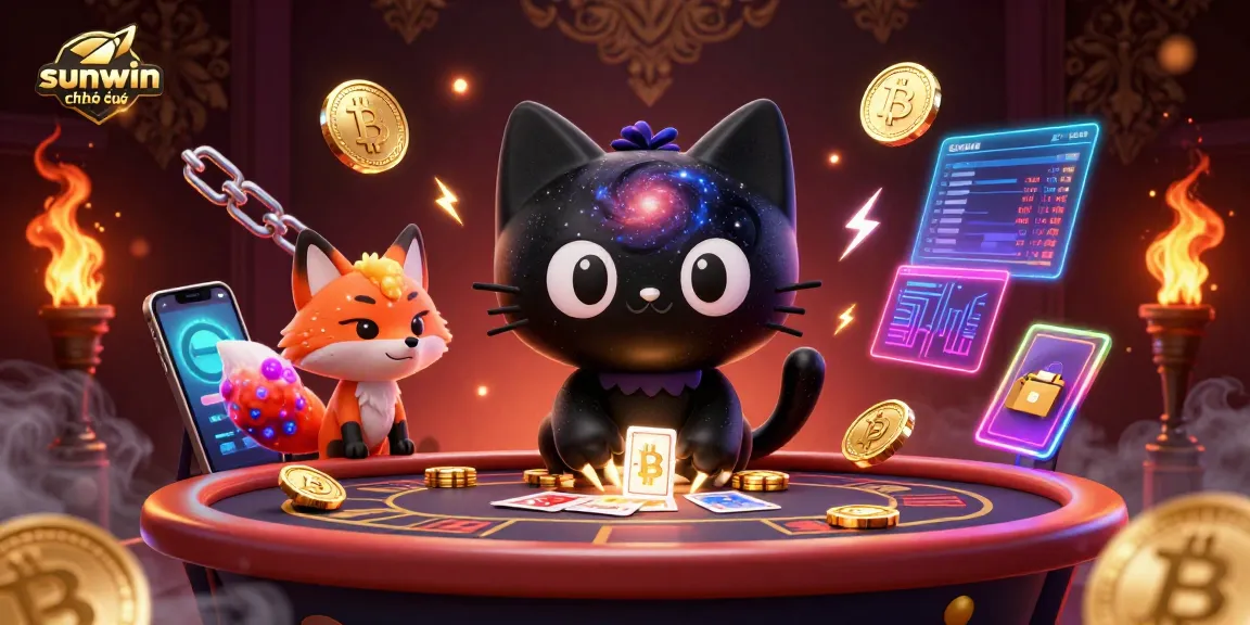 Engage with sunwin chính thức in a vibrant cosmic casino atmosphere showcasing unique gaming elements and characters.
